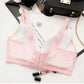 Maternity Lacating Nursing Bras without Underwire Soft Comfortable Gathering Anti Sagging Adjustable Buttons Soutien Allaitement