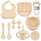 Infant Feeding Essentials – 9PCS Silicone Feeding Kit with Bib
