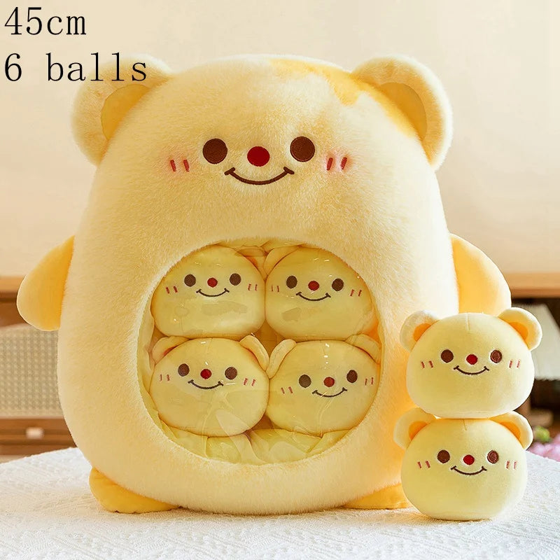 Cute Animal Plush Bag – Mini Stuffed Dolls