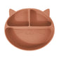 Toddler Feeding Set – Non-Slip Silicone Cartoon Plate & Bowl