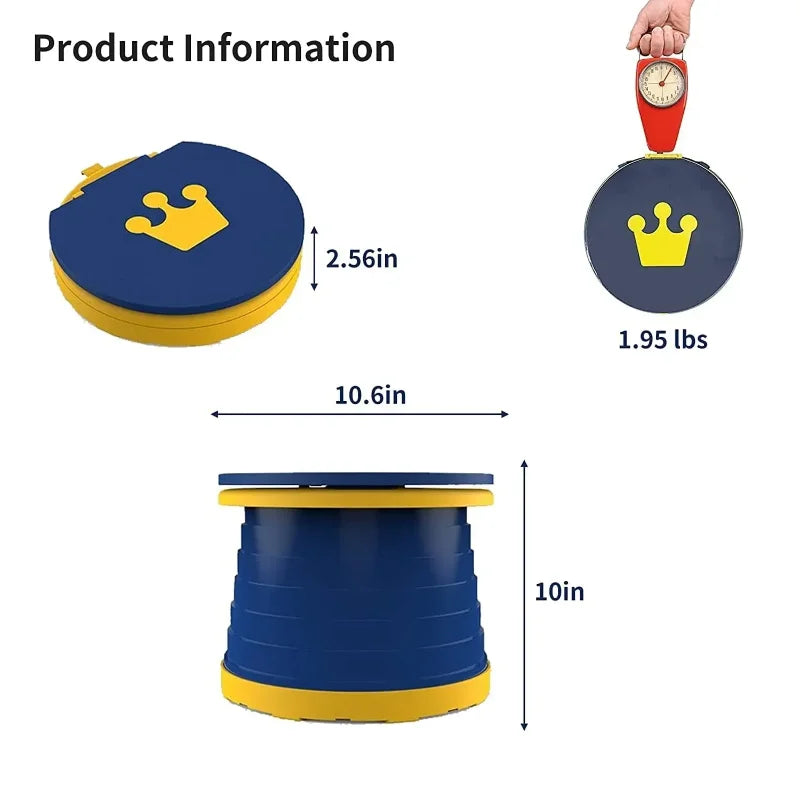 2-in-1 Folding Travel Potty – Portable Toilet Seat for Kids & Camping