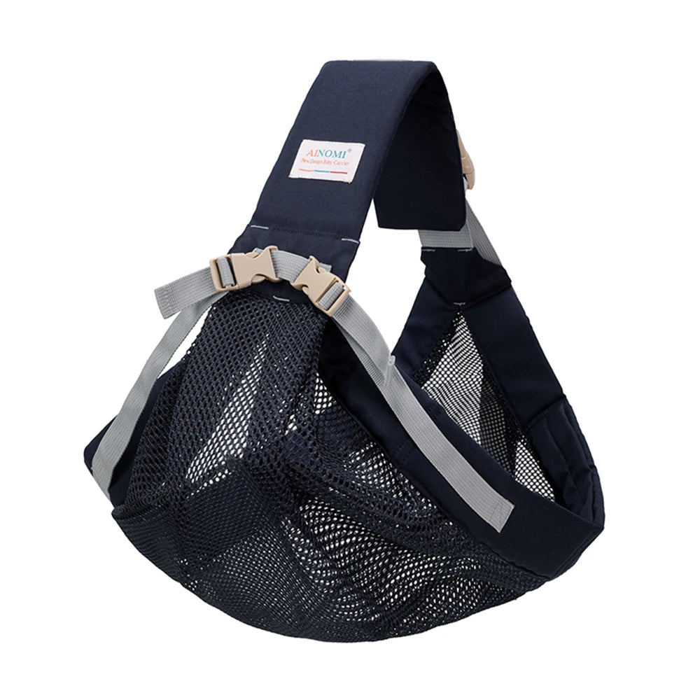 Adjustable 3D Mesh Baby Carrier Comfortable Breathable Infant Back Strap with Durable Straps for Parent's Ease of Use