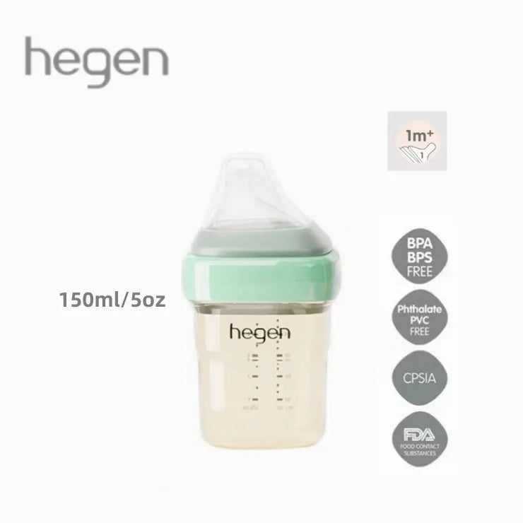 Hegen Baby Bottles Original Bottle PPSU Gift Box With Storage Lid Pacifier Water Bottle for Children Baby Items Free Shipping