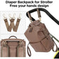 Infant & Baby PU Leather Diaper Bag – Nursing & Travel Friendly