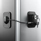 Refrigerator Lock,Fridge Lock with Silicone Wire Protection Fridge Locks for Kids Easy to Use and Install Cabinet Locks with Key