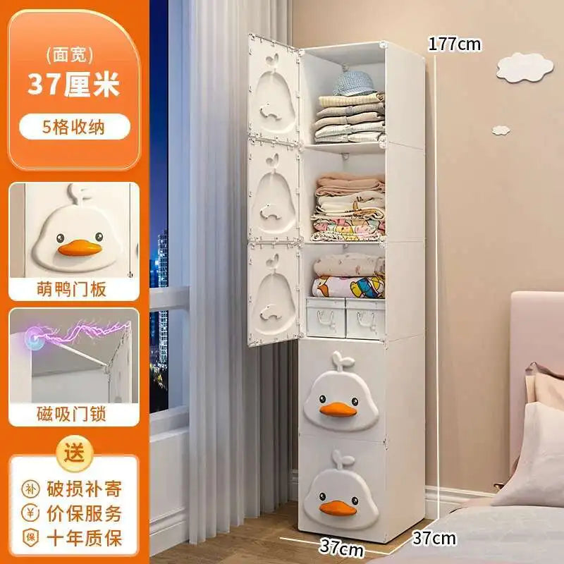 Clothes Baby Closet Cabinet Baby Dress Closet Girl Wardrobe Bedroom Storage Children Dresser Organizer Roperos Closet Furniture