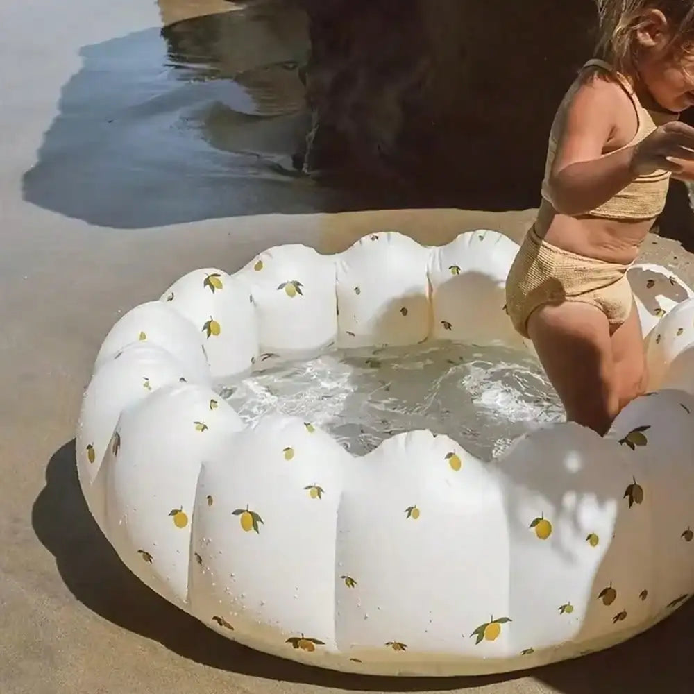 1PCS Inflatable Baby Bathtub / Baby Inflatable Chair, Toddler Bathing Tub with Air Pump Back Support Portable Seat