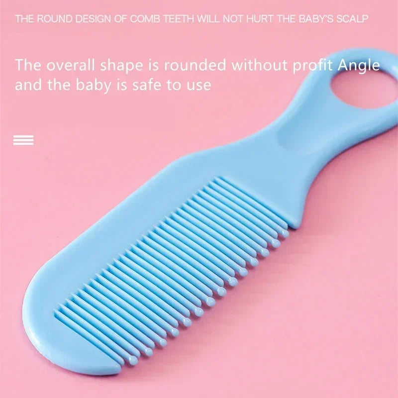 Baby Care Set Safe Comb Grooming Brush Set Nail Clippers Soft Comb Brush Care Combination Hair Nail Trimmer Kit Healthcare Tools