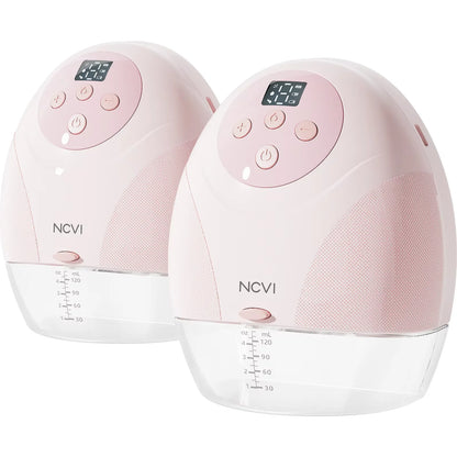 NCVI Hands Free Breast Pump, Double Wearable Breast Pump