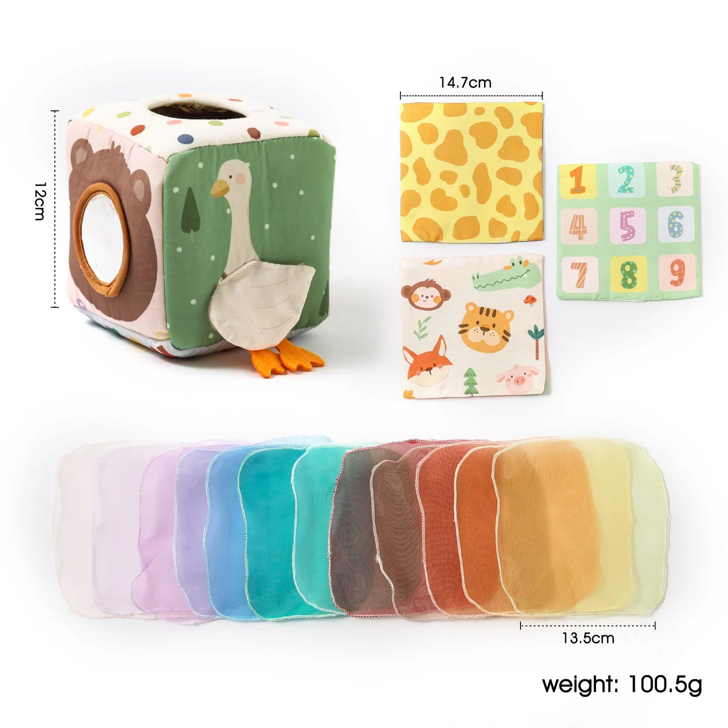 Montessori Baby Toys Wooden Cartoon Block Rattle Toys Early Educational Toys for Kids Wooden Craft Toddler Toys Baby Accessories