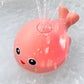 Spray Water Shower Baby Bath Toys Electric Whale Bath Ball with LED Light Music Bathtub Toy for Kids