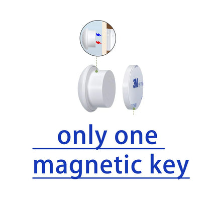 Baby Safety Magnetic Locks Cabinet Drawer Self-Adhesive Screw