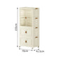 Large Folding Box Installation-free Storage Closet Cabinet Children's Wardrobe Home Living Room Movable Capacity Organizer Bins