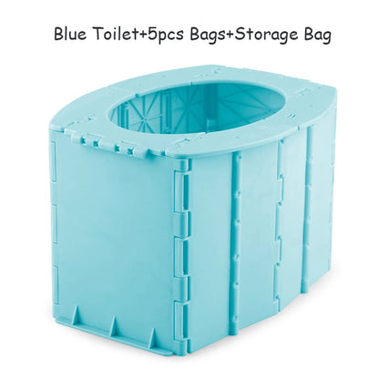Portable Folding Baby Potty – Travel Toilet Seat for Kids & Toddlers