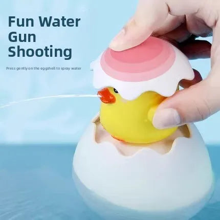 Dinosaur Egg Water Plang Sprinkler Toy for Boys And Girls Little Yellow Du Baby Bath Toy Swimming Pool Toy for Children