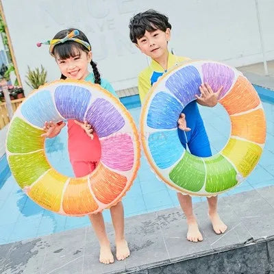 Toddler Pool Float – Fruit-Shaped Baby Swimming Ring