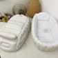 Baby PVC inflatable bathtub/Love Bear foldable bathtub Children automatically press inflatable bath basin