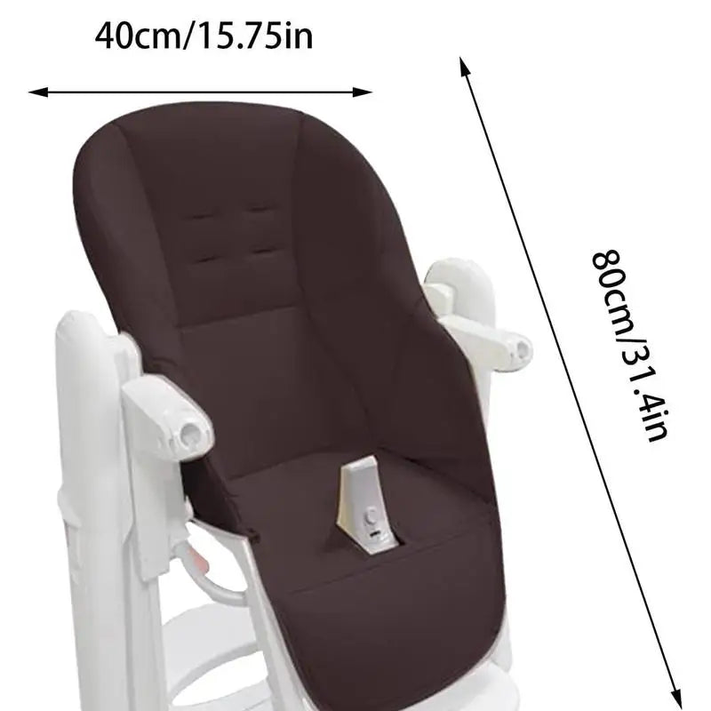 Baby High Chair Cover PU Leather Highchair Cover Cushion Protector Comfortable Seat Cushion Baby Accessories Machine Washable