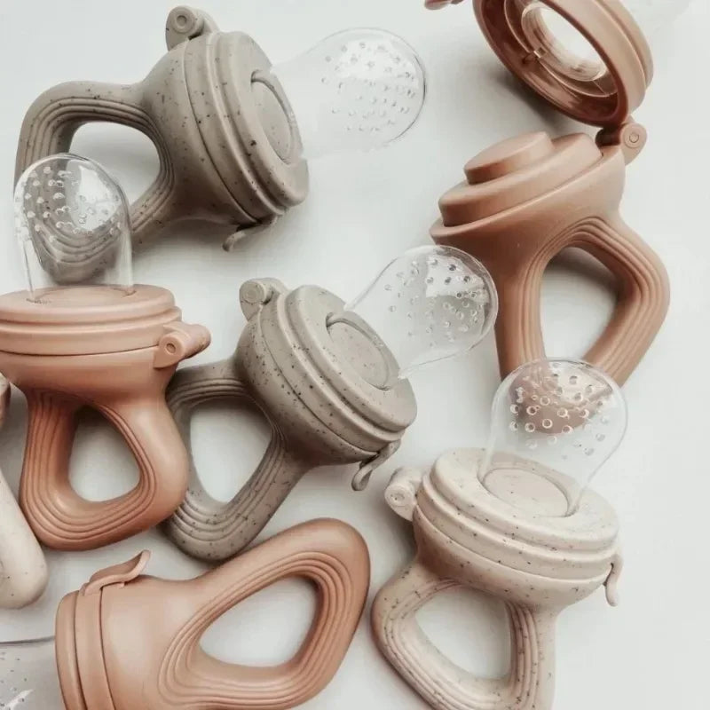 Sucette d'alimentation pour bébé avec tétine à fruits – Sucette de dentition en silicone sans BPA