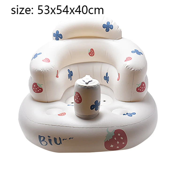 Inflatable Baby Seat – Built-in Air Pump, Learn-to-Sit Floor Chair