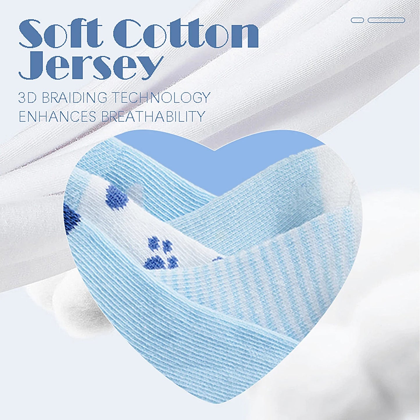 Chaussettes bébé en coton doux