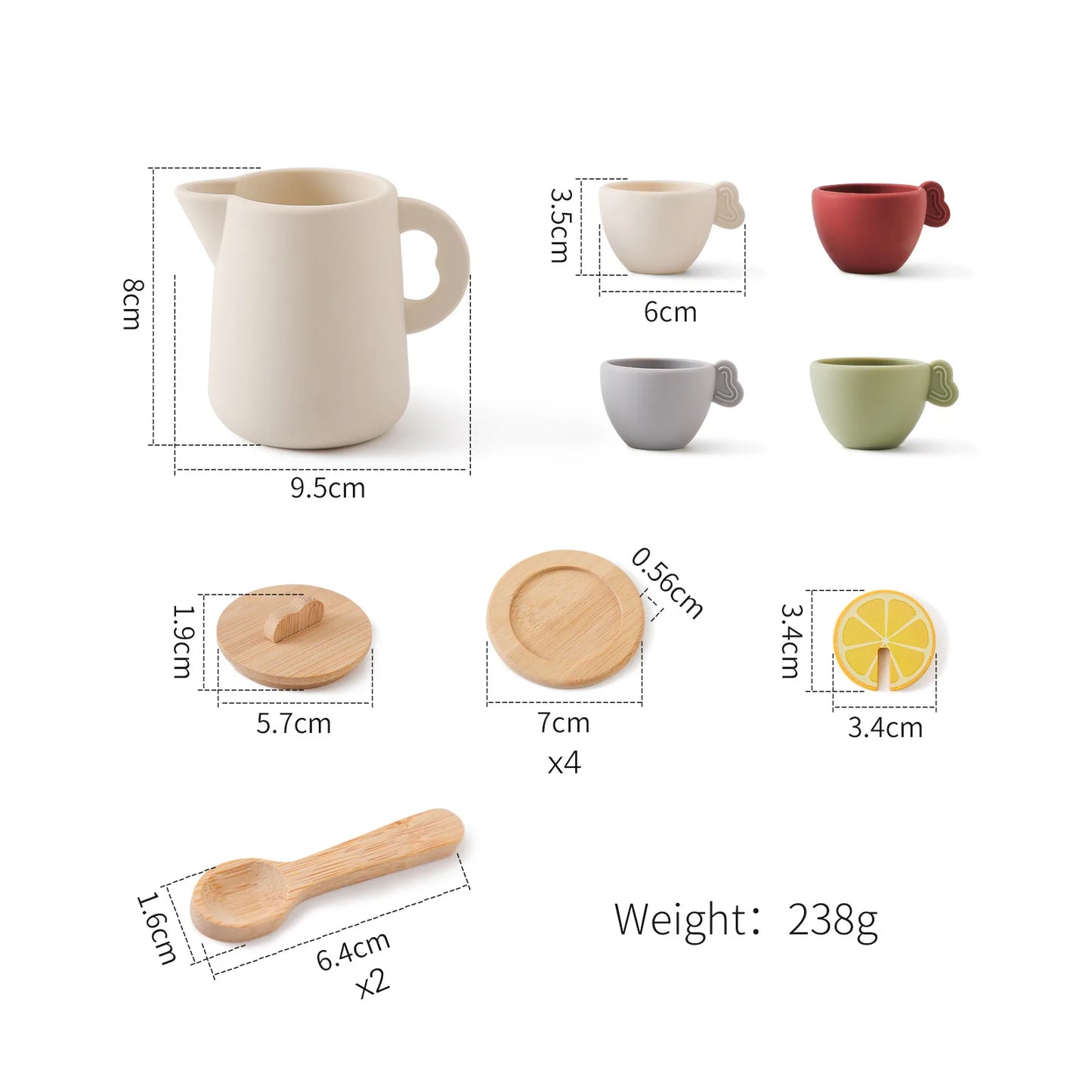 Wooden Tea Party Set for Girls!