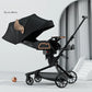 Travel Folding Prams Sit and lie down in both directions Baby carriage Shock absorption four wheels cart baby accessories