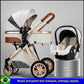 2025 High Landscape 3-in-1 Luxury Baby Stroller & Carriage – Infant Cradle
