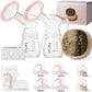 NCVI Double  Electric Breast Pump,4400mAh Battery, Low Noise