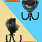 Mini Portable Stroller Fan,3 Speed Rechargeable,360° Rotate Flexible Tripod Better Cooling for Car Seat Crib Treadmill 5000mAh