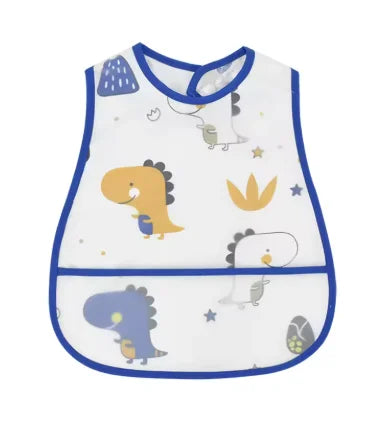 High Quality Adjustable Baby EVA Bibs Cartoon Cotton Child Waterproof Lunch Feeding Bibs For Kids Girls Boys Feed Accessories