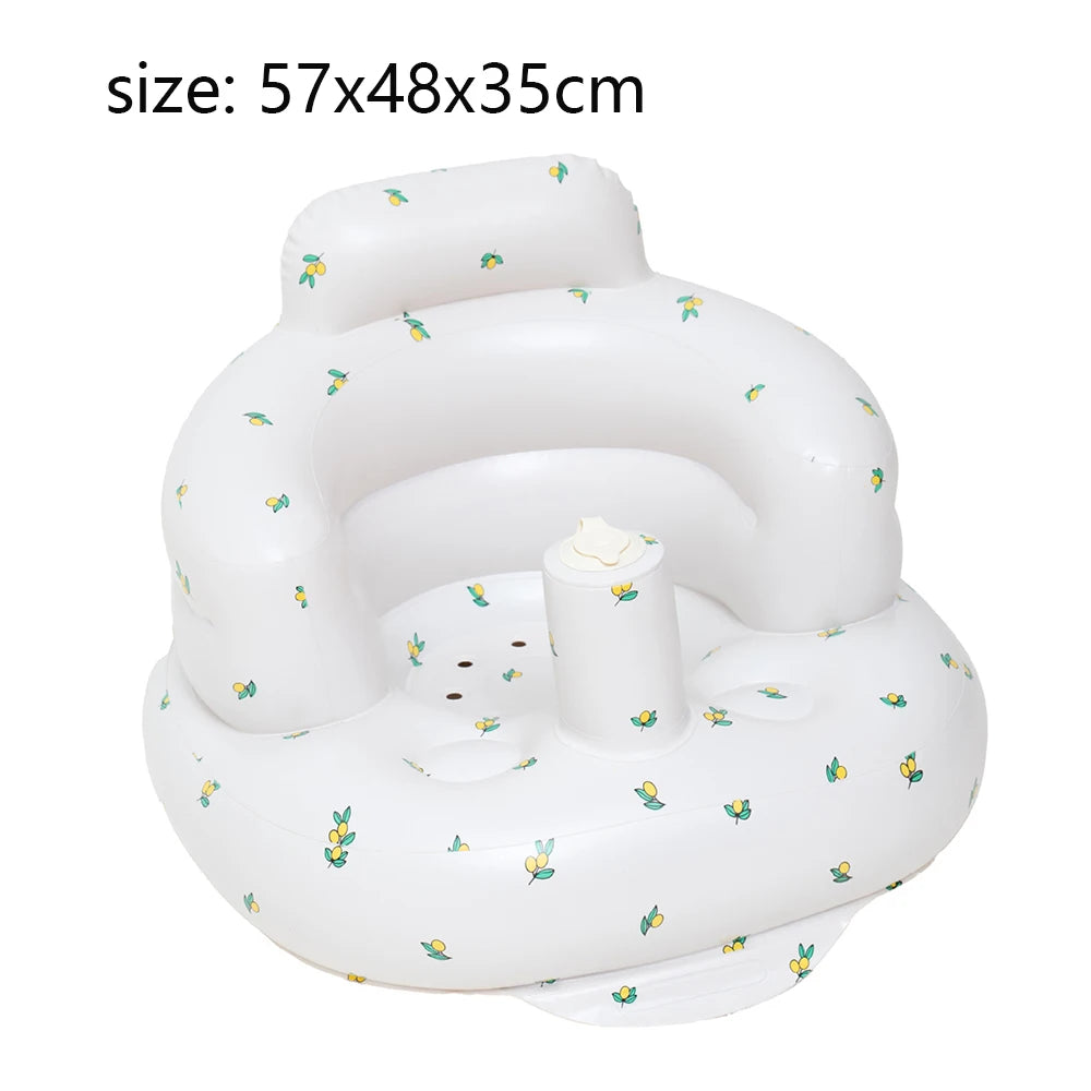 Inflatable Baby Seat – Built-in Air Pump, Learn-to-Sit Floor Chair