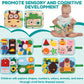 Farm Theme Busy Book for Toddlers 3D Felt Quiet Book for Preschool Learning Fine Motor Skills，Sensory  Activity Toy Kid Baby