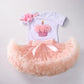 Baby Girl Birthday Set – Tutu Skirt & Headband for 1Y+