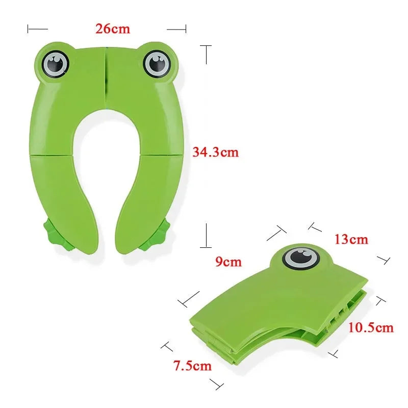 Portable Kids Travel Potty Seat – Foldable Training Cushion & Toilet Seat Cover for Toddlers