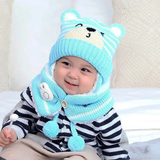 Baby Bear Knit Winter Set
