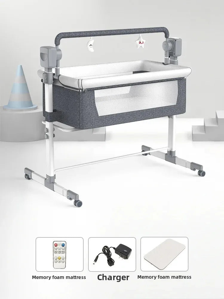 Electric Automatic Baby Swing Chair Smart Soothing Newborn Infant Bedside Crib Foldable Baby Bed Children Supplies