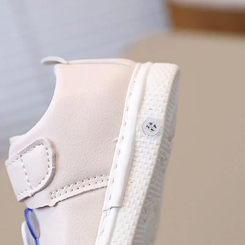 Soft Bottom Baby Shoes Spring Autumn Unisex Toddler Walking Shoes Sound Making Single Shoes for 0-1-2 Years Old Kids