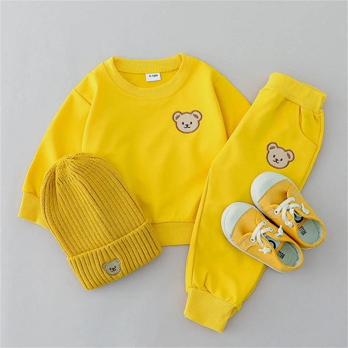 2PCS Kids Set – Spring/Autumn Little Bear Long Sleeve & Pants