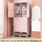 Modular Minimalist Wardrobe Space Saving Fabric Display Nordic Modern Wardrobe Living Room Baby Plastic Ropero Salon Furniture