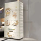 Plastic Baby Storage Cabinet Simple Cartoon Children's Wardrobe For Girls Bedroom Home Infant Storage Home Furniture