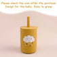 Toddler Feeding Bottle – Silicone Straw Cup for Kids