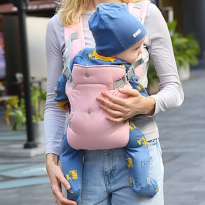 Baby Travel Shoulder Strap, 4-in-1 Seat Cushion, Convertible Back Seat, Portable Hands-Free Shoulder Strap