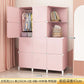 Modular Minimalist Wardrobe Space Saving Fabric Display Nordic Modern Wardrobe Living Room Baby Plastic Ropero Salon Furniture