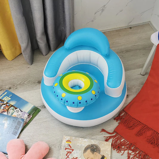 Baby Inflatable Seat for Babies Built in Air Pump Infant Sofa Toddler Chair for Sitting Up Gift  3-36 Months Baby Feeding Chair