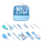 Baby Care Kit Kid Multi-functional nail clipper comb Hair Thermometer Grooming Brush Kit Scissors baby health care set  newborn