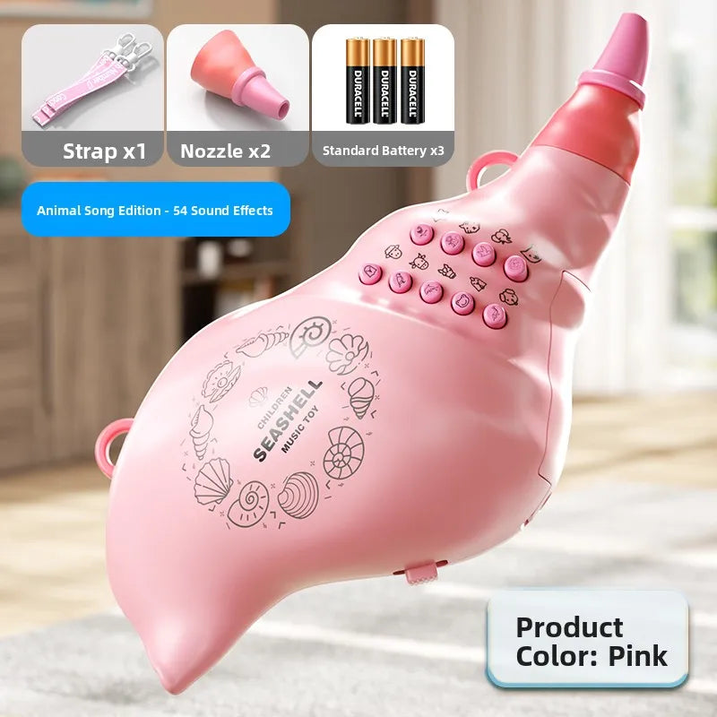 Children's Small Trumpet 54 Sound Effects Baby Bird Whistle Blow Instrument Toys Animal Gathering Horn Musical Plaything