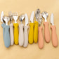 Infant Feeding Set – Silicone Plate, Spoon & Fork