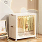 Children's Wardrobe Bedroom Closet Cabinet Baby Storage Box Toy Clothes Organizer Locker Folding Sorting Partition Wardrobe