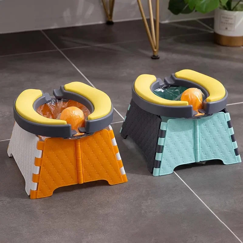 Portable Children's Travel Potty – Car & Toilet Training Seat